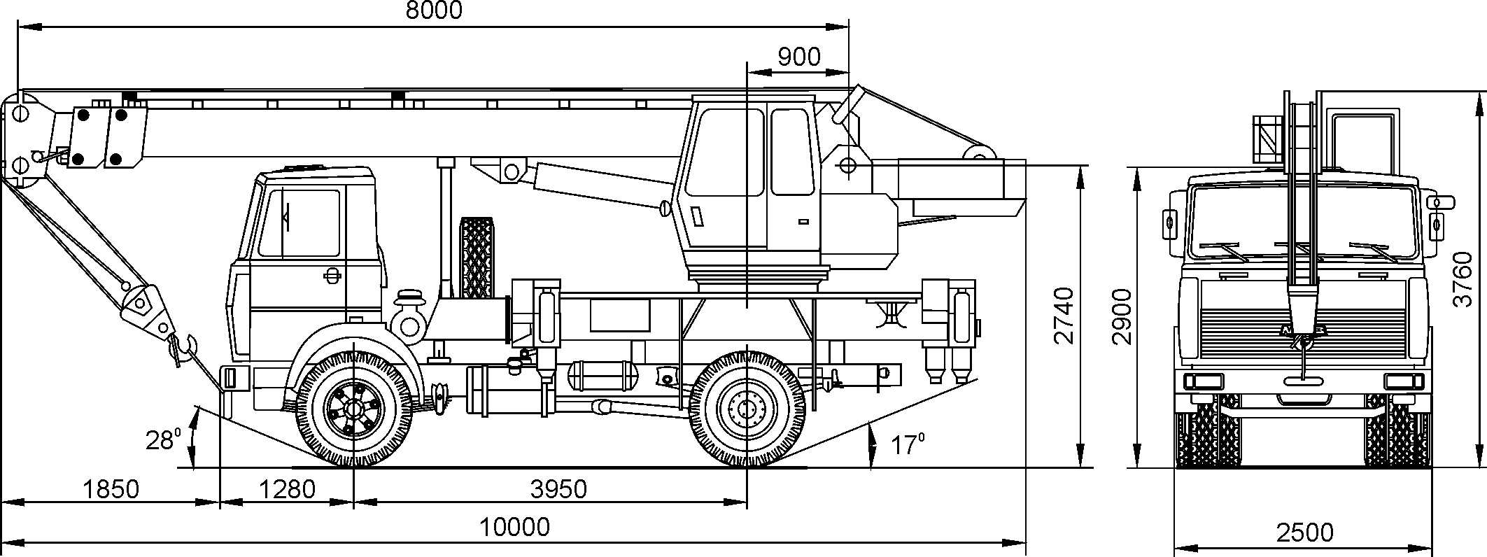 Автокран длина. Габариты автокрана КС-35715. Кран КС-35715 габариты. Автокран МАЗ 16 Т габариты. Габариты крана КС 35714к.