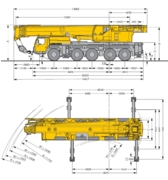 Габаритные размеры LIEBHERR LTM 1130