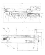 Габаритные размеры GROVE GMK 5170