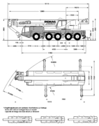 Габаритные характеристики TEREX DEMAG AC120