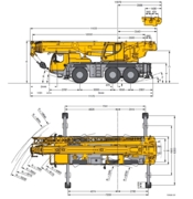 Габаритные размеры LIEBHERR LTM-1060