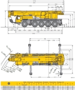 Габаритные размеры LIEBHERR LTM-1100