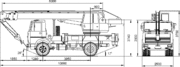 Габариты автокрана КС-35715