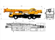 Габаритные размеры  XCMG QY25K5-1